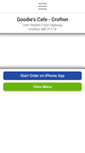 Mobile Screenshot of goodiescafecrofton.com